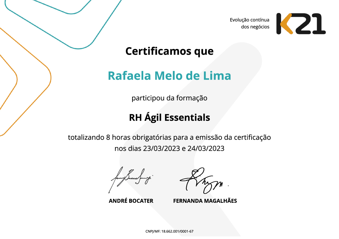 Certificado K21